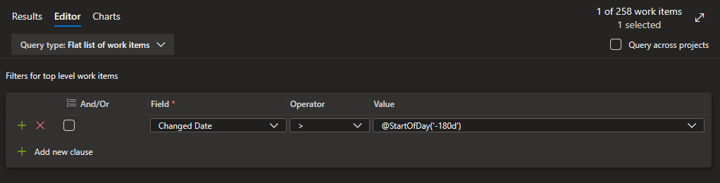 Azure DevOps Query