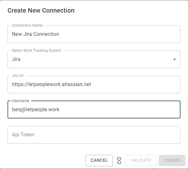 Create Jira Connection