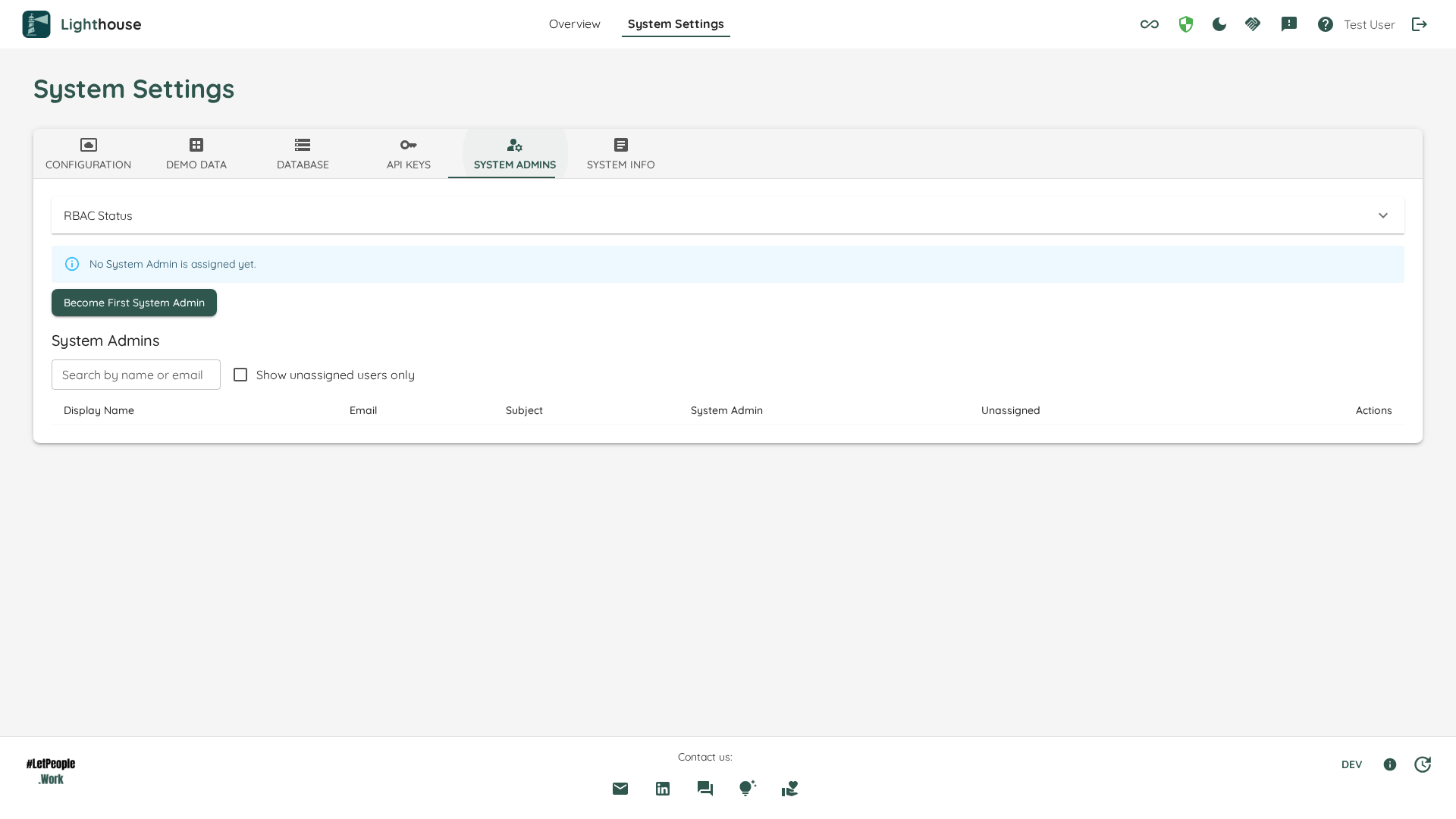 RBAC Settings